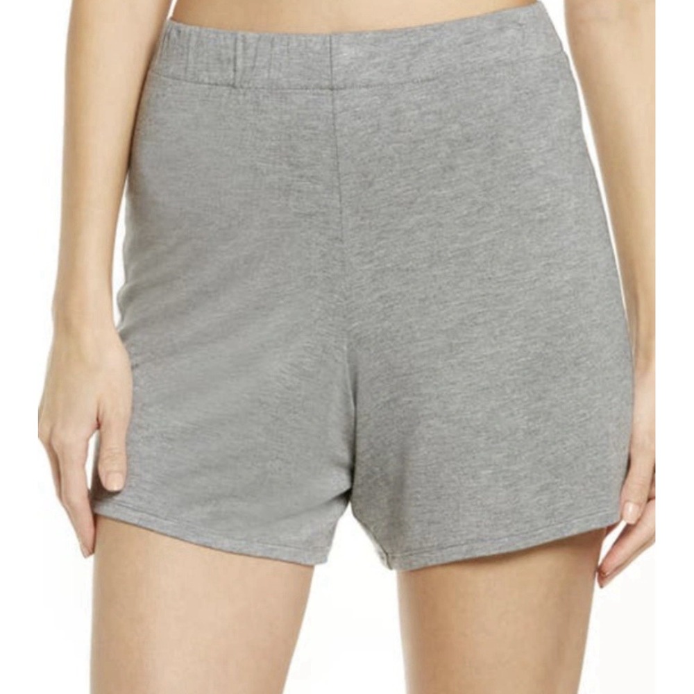 skims knit pajama Shorts Pull On Oversized Small Lounge Comfort 3" Inseam